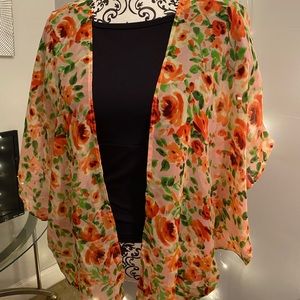 Sheer kimono